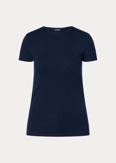 Women's Ralph Lauren Cotton-Blend T Shirts | 175029QCJ